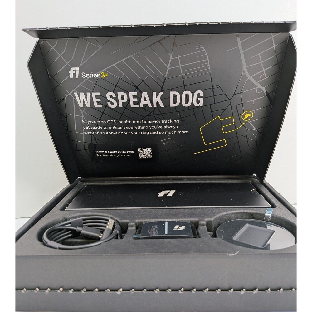 Fi Series 3+ GPS Dog Tracker Kit - Health & Activity Monitor size XS Blue Collar